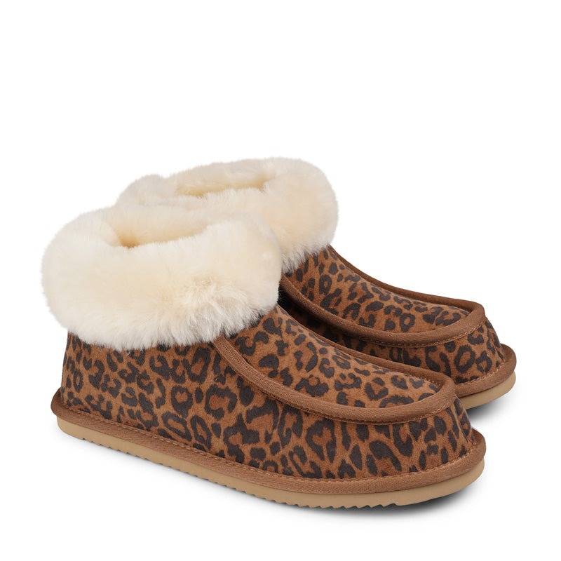 Lovelies shearling slippers are the essence of comfortability. 