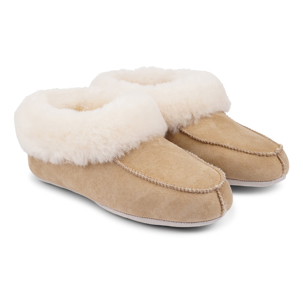 Lovelies We are proud to announce that Api Shearling Moccasins hold the prestigious LWG Environmental GOLD RATED Certification, a testament to our commitment to sustainable and eco-friendly practices.   Indulge in the world of Api Shearling Moccasins and experience footwear that transcends the ordinary. Upgrade your shoe collection with a pair that promises to keep you stylish, cozy, and environmentally responsible, season after season.