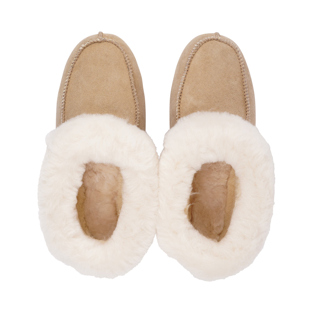 Lovelies We are proud to announce that Api Shearling Moccasins hold the prestigious LWG Environmental GOLD RATED Certification, a testament to our commitment to sustainable and eco-friendly practices.   Indulge in the world of Api Shearling Moccasins and experience footwear that transcends the ordinary. Upgrade your shoe collection with a pair that promises to keep you stylish, cozy, and environmentally responsible, season after season.