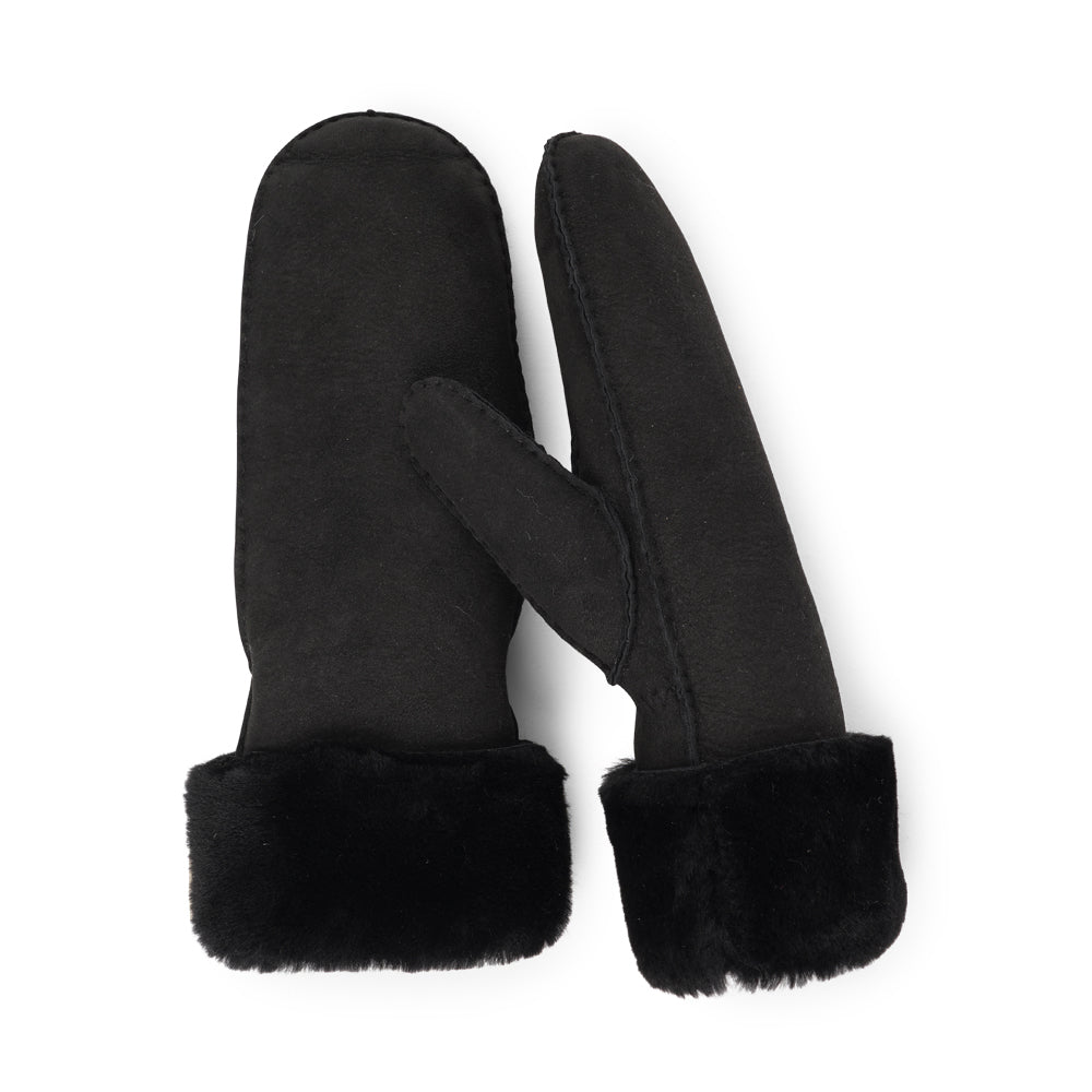 Lovelies Studio -  The Cima Long Shearling Mittens are crafted from 100% Australian double-faced shearling for ultimate warmth. The soft sheepskin palm and upper are complemented by a luxurious cuff and lining made of straight sheep fur.

Designed with an elastic wrist closure, these mittens offer a snug, comfortable fit. You can fold down the shearling cuff and tuck it under your coat sleeves for extra warmth, or wear the mittens over your winter sweater sleeves for added style and coziness.