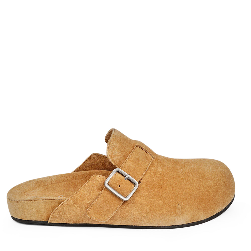 Kamakura - Suede Mules with adjustable buckle