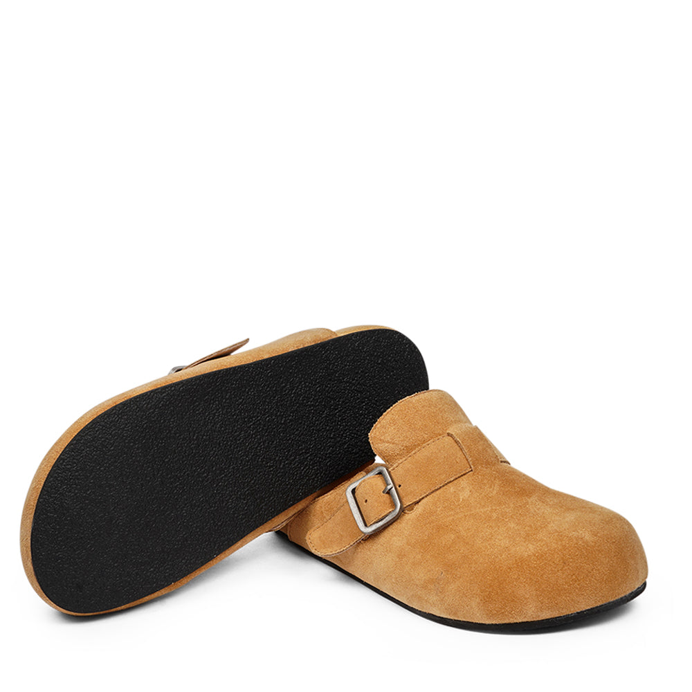 Kamakura - Suede Mules with adjustable buckle