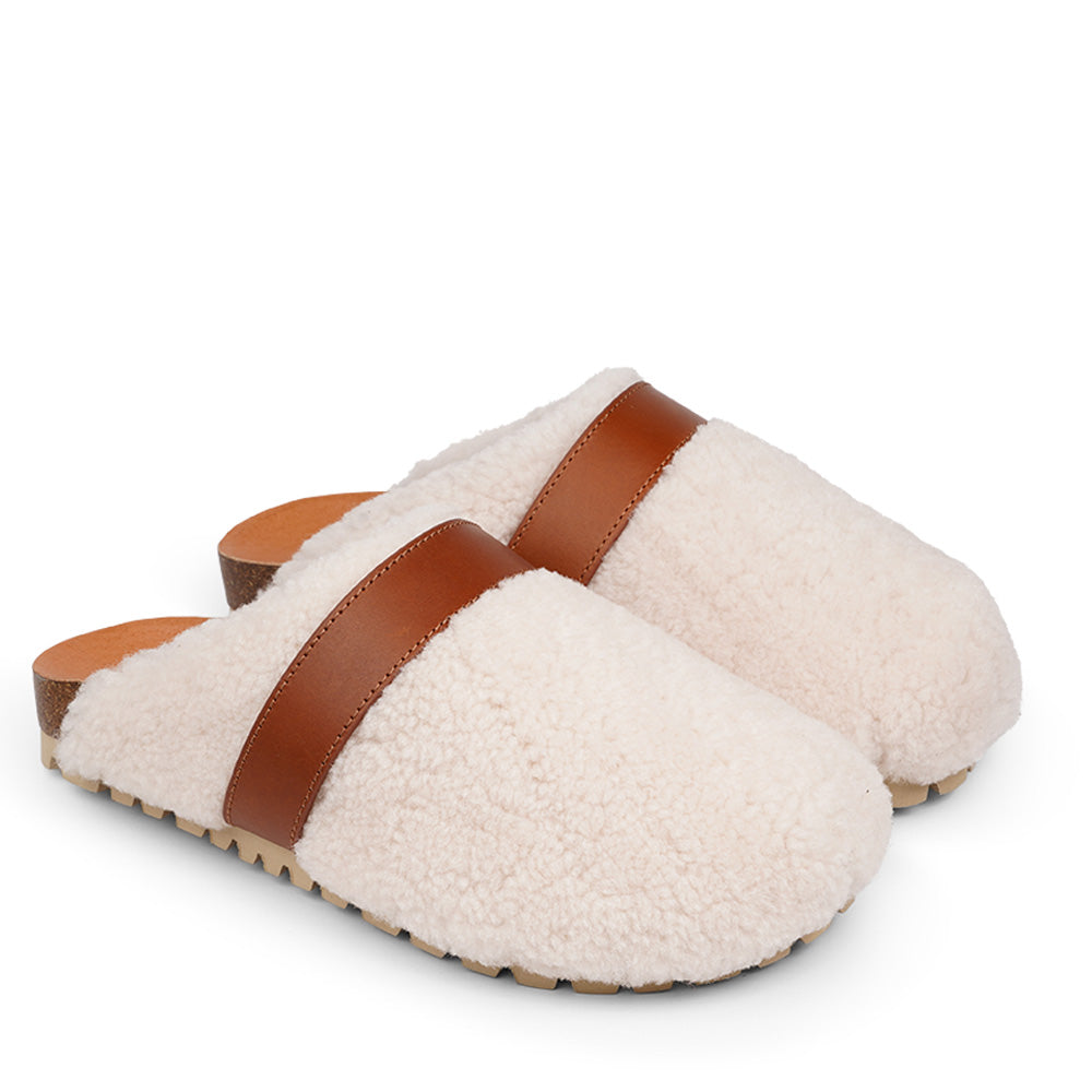 Kerinci - Curly Shearling Mules