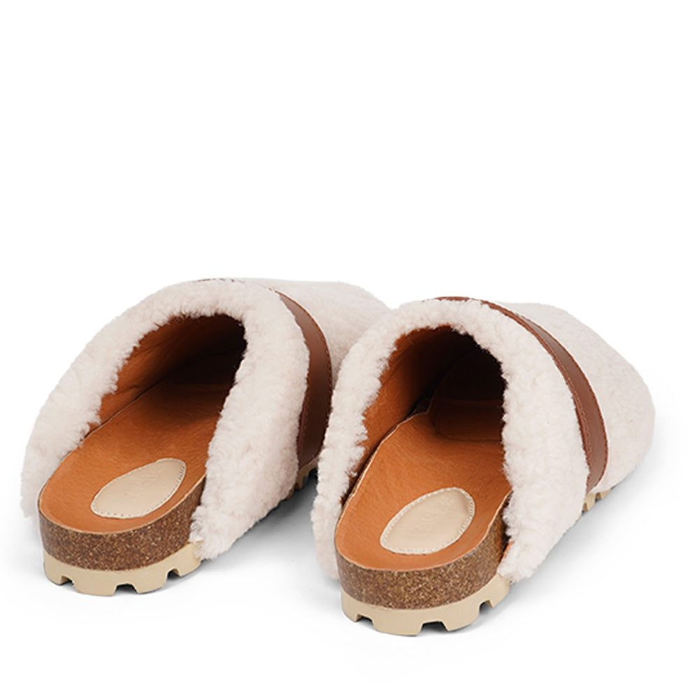 Kerinci - Curly Shearling Mules