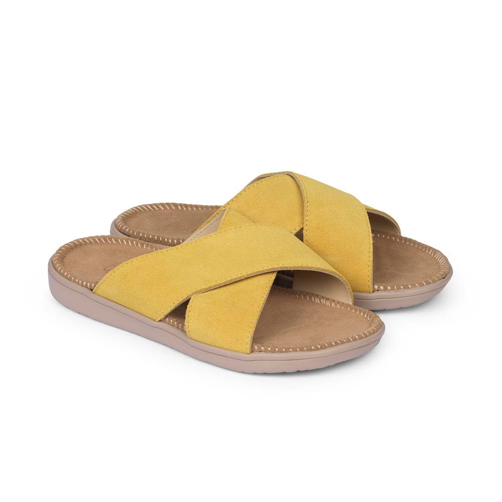 Suede outlet insole sandals