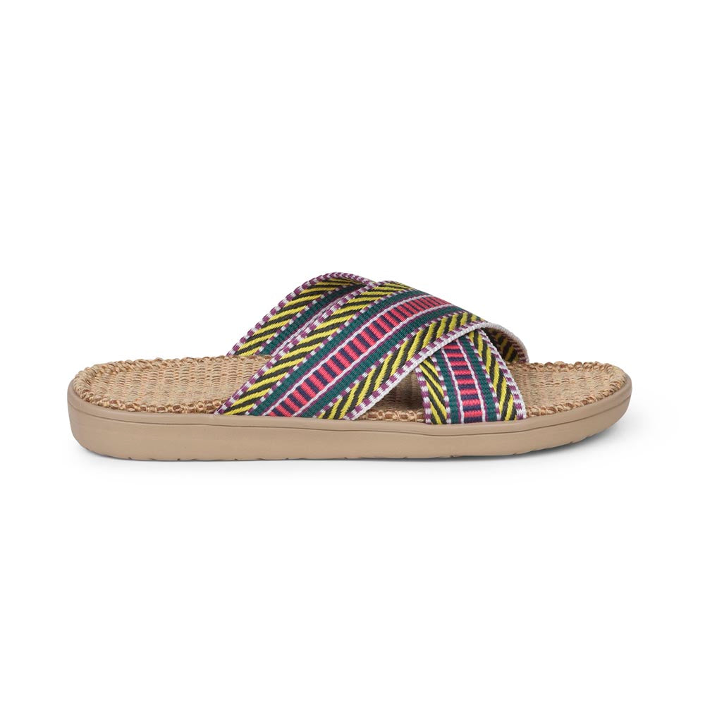 Manebí | Shells & Cotton Crochet Jute Sandals-Yucatán - Natural-V08Y0