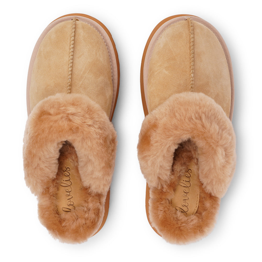 What sets the Robson mules apart is their plush shearling lining, which envelops your feet in a cloud-like cocoon of comfort. The shearling not only adds a touch of opulence but also provides natural insulation, keeping your feet toasty even on the chilliest of days.

But comfort isn't just skin-deep with the&nbsp;Robson mules. The combination of premium suede and the resilient rubber sole ensures durability and longevity, making these mules a dependable choice for daily wear. Whether you're stepping out fo