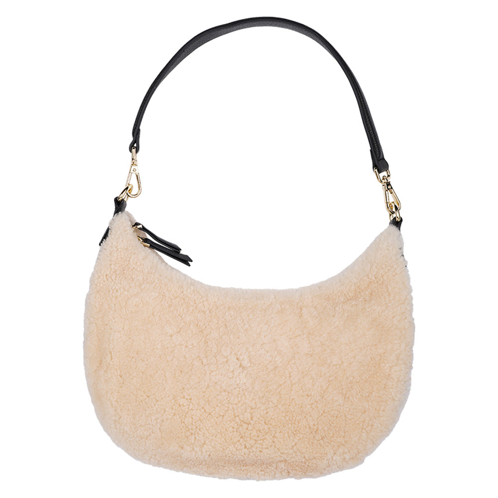 Shearling purse outlet