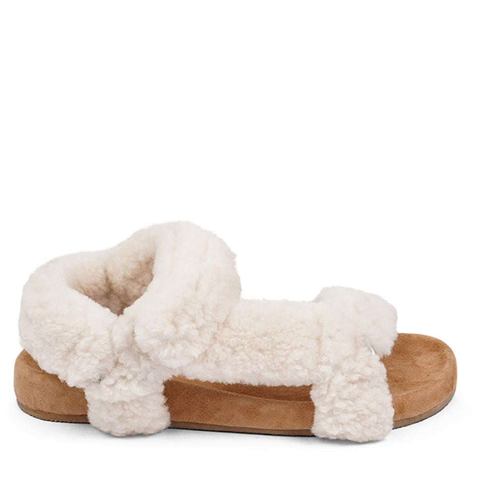 Shearling best sale sandal slippers